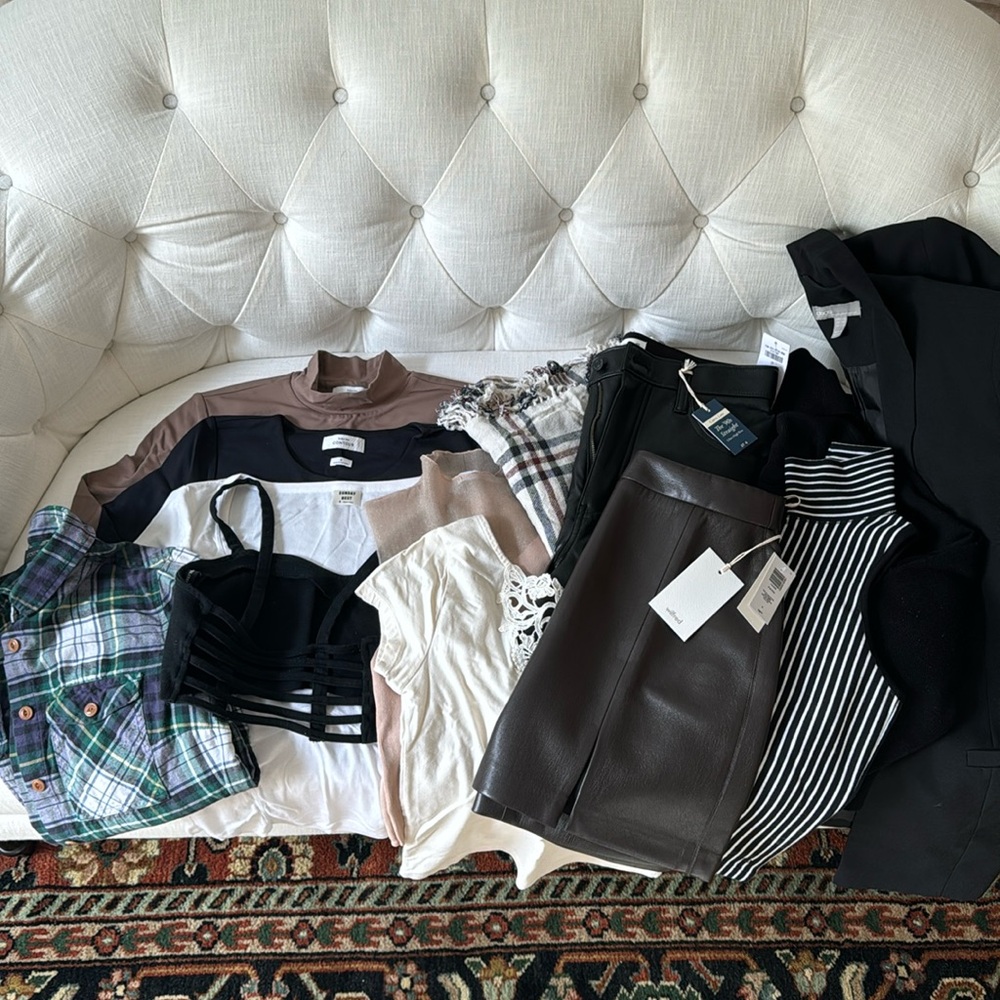 Fall Capsule of Aritzia, Rag&Bone, Brandy Melville, Zara in XS/S